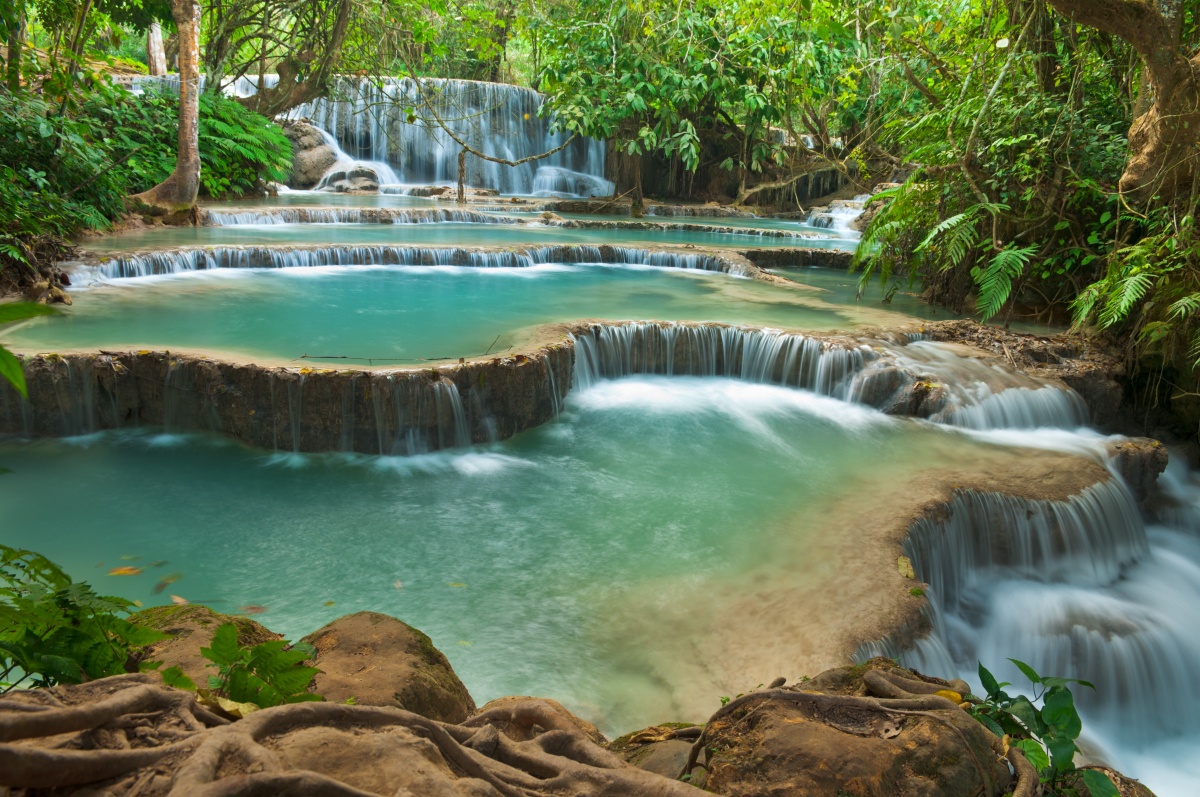 Kuangsi-Waterfalls-Luang-Prabang-Laos
