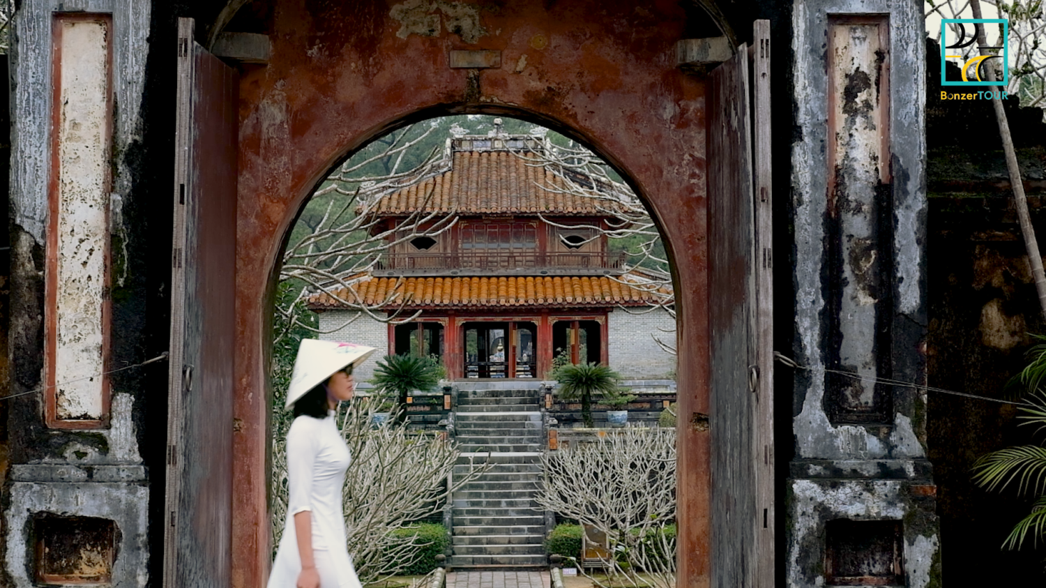 Inside the Mausoleum of Emperor Minh Mang - A symbol of imperial grandeur in Hue